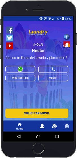 Imagen principal de la app de Laundry Lavanderia y lavaseco con servicio a domicilio